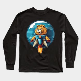 Rocket Lion Long Sleeve T-Shirt